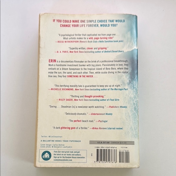 Something in the Water Book by Catherine Steadman - Picture 2 of 2